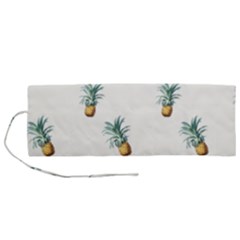 Pineapples Roll Up Canvas Pencil Holder (m) by goljakoff