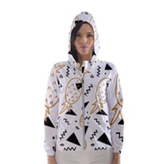 Golden Pineapples Women s Hooded Windbreaker by goljakoff