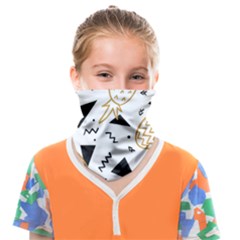 Golden Pineapples Face Covering Bandana (kids) by goljakoff