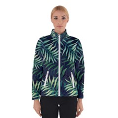 Green Leaves Winter Jacket by goljakoff