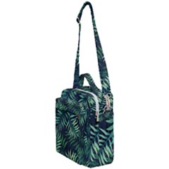 Green Leaves Crossbody Day Bag by goljakoff
