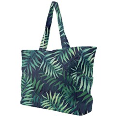 Green Leaves Simple Shoulder Bag by goljakoff