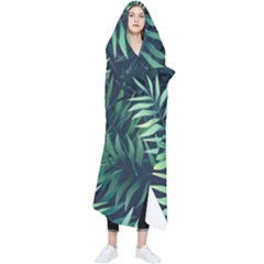 Green Leaves Wearable Blanket by goljakoff