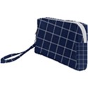 Blue buffalo plaid Wristlet Pouch Bag (Small) View1