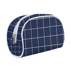 Blue Buffalo Plaid Make Up Case (small) by goljakoff