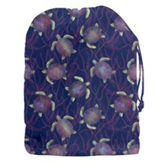 Turtles  Drawstring Pouch (3xl) by SychEva