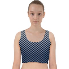 Zappwaits- Velvet Racer Back Crop Top