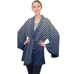 Zappwaits- Long Sleeve Velvet Kimono 