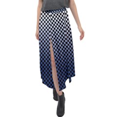 Zappwaits- Velour Split Maxi Skirt