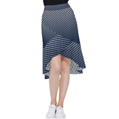 Zappwaits- Frill Hi Low Chiffon Skirt