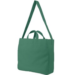Amazon Green Square Shoulder Tote Bag by FabChoice