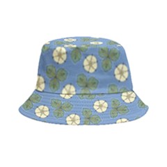 Flowers Leaves  Floristic Pattern Bucket Hat by SychEva