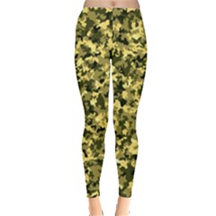 Camouflage Sand  Leggings  by JustToWear