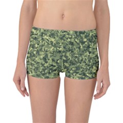 Camouflage Green Reversible Boyleg Bikini Bottoms by JustToWear