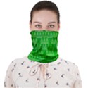 Green triangles Face Covering Bandana (Adult) View1