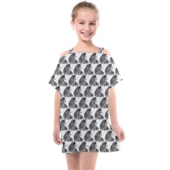 Leopard Kids  One Piece Chiffon Dress