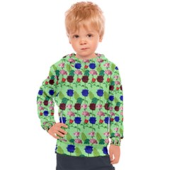 Rose Lotus Kids  Hooded Pullover by Sparkle