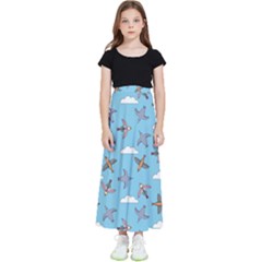 Birds In The Sky Kids  Skirt by SychEva