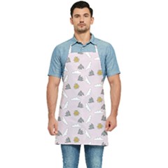 Birds In The Sky  Kitchen Apron by SychEva
