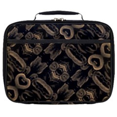 Modern Intricate Print Pattern Full Print Lunch Bag by dflcprintsclothing