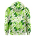 Green leaves Men s Zipper Hoodie View2