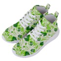 Green leaves Women s Lightweight High Top Sneakers View2