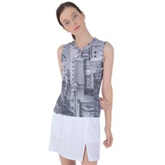 Aerial View Montevideo Uruguay Women s Sleeveless Sports Top by dflcprintsclothing