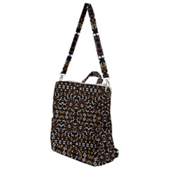 Modern Geometric Ornate Pattern Crossbody Backpack by dflcprintsclothing