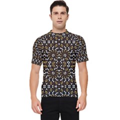 Modern Geometric Ornate Pattern Men s Short Sleeve Rash Guard by dflcprintsclothing