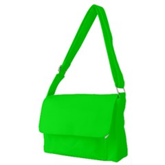 Color Lime Full Print Messenger Bag (m) by Kultjers