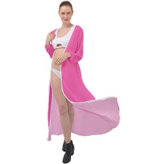 Color Hotpink Maxi Chiffon Beach Wrap by Kultjers