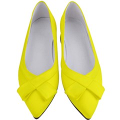 Color Yellow Women s Bow Heels by Kultjers