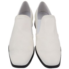 Color White Women Slip On Heel Loafers by Kultjers