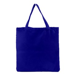 Color Navy Grocery Tote Bag by Kultjers