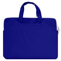 Color Navy Macbook Pro Double Pocket Laptop Bag by Kultjers