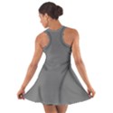 Color Grey Cotton Racerback Dress View2