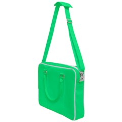 Color Spring Green Cross Body Office Bag by Kultjers