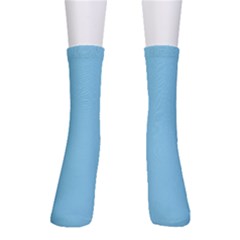 Color Sky Blue Men s Crew Socks by Kultjers