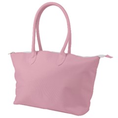 Color Pink Canvas Shoulder Bag