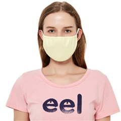 Color Lemon Chiffon Cloth Face Mask (adult)