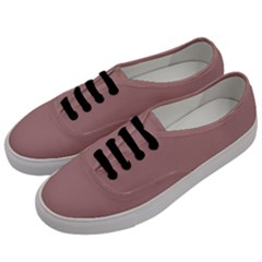 Color Rosy Brown Men s Classic Low Top Sneakers by Kultjers