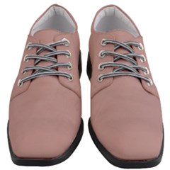 Color Rosy Brown Women Heeled Oxford Shoes by Kultjers