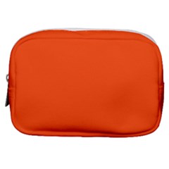 Color Orange Red Make Up Pouch (small) by Kultjers