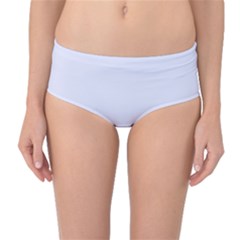 Color Lavender Mid-waist Bikini Bottoms