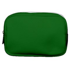 Color Dark Green Make Up Pouch (small) by Kultjers