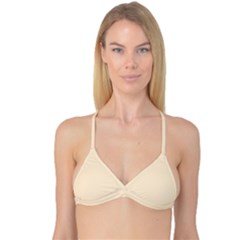Color Blanched Almond Reversible Tri Bikini Top