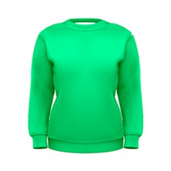Color Medium Spring Green Women s Sweatshirt by Kultjers