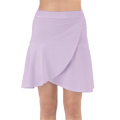 Color Thistle Wrap Front Skirt by Kultjers