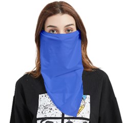 Color Royal Blue Face Covering Bandana (triangle) by Kultjers