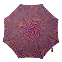 Psychedelic Groovy Pattern 2 Hook Handle Umbrellas (large) by designsbymallika